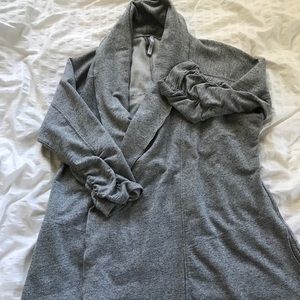 Ideology sweatshirt wrap cardigan sweater